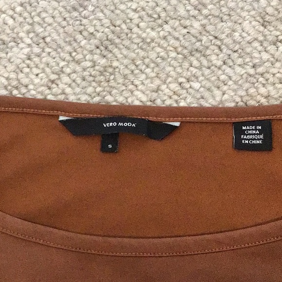 Vero Moda Boat Neck Top, Size Small - Picture 3 of 4